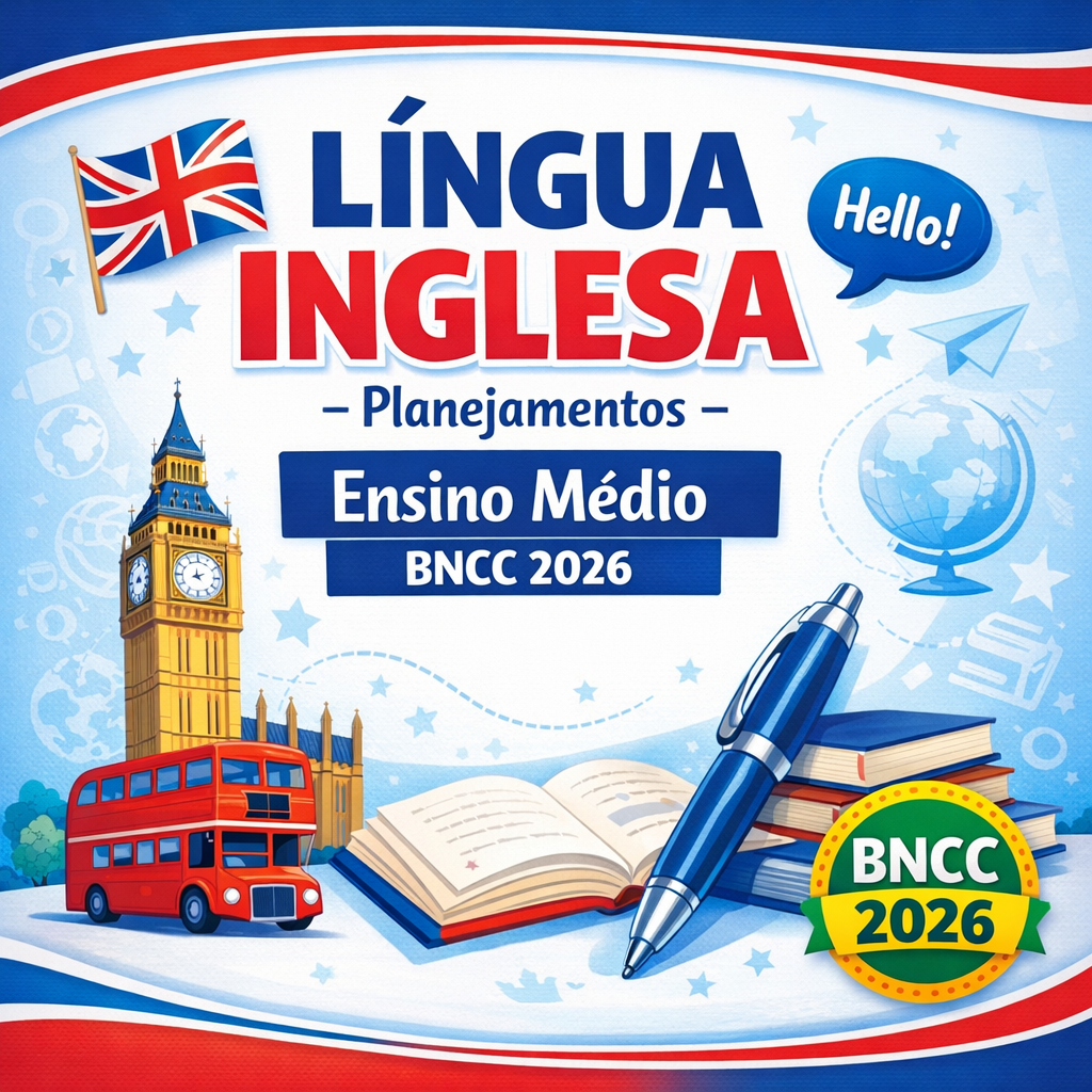 LÍNGUA INGLESA - Planos de Aula - Ensino Médio - BNCC 2026