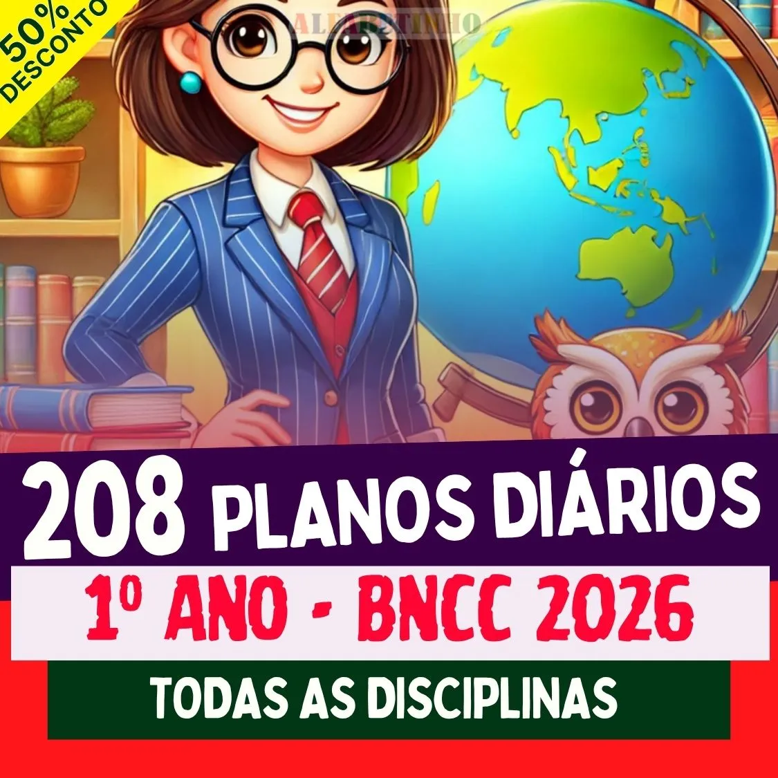 PLANOS DIÁRIOS - 1º ANO FUNDAMENTAL - BNCC 2026